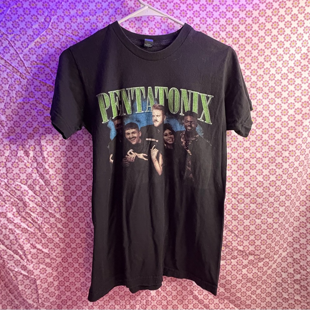 Pentatonix Tour T-Shirt‎ Small Black Band Concert Tee 2010s Tultex